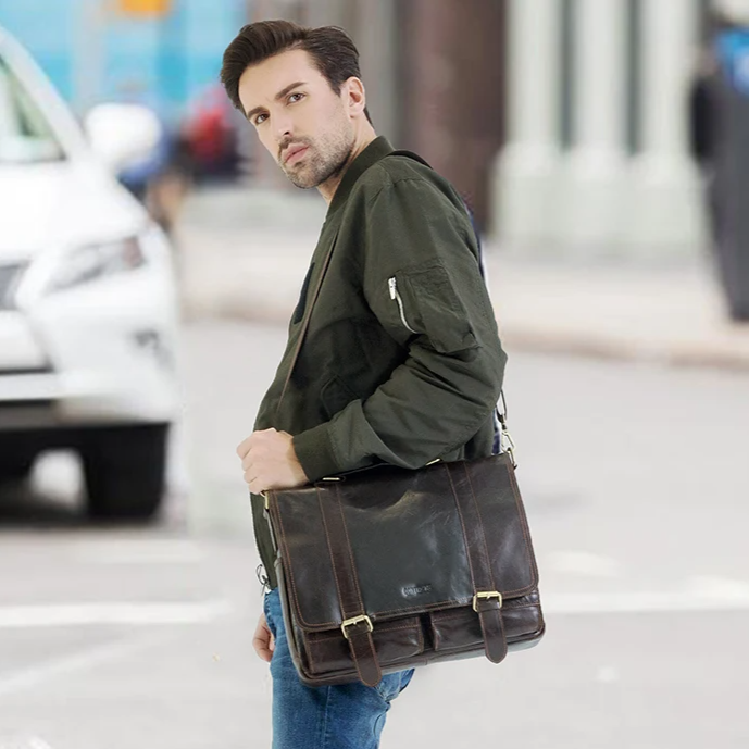 Maleta Executiva Couro legítimo Sartel - Vestia