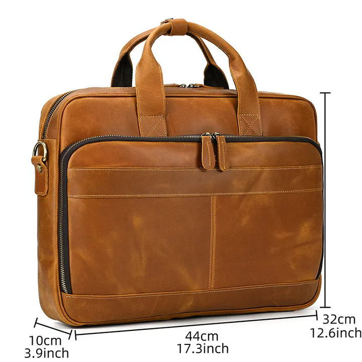 Maleta em couro legítimo Executiva Delvor - Vestia