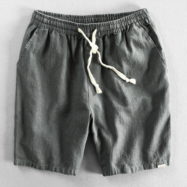 Short Masculino de Linho Levron - Vestia