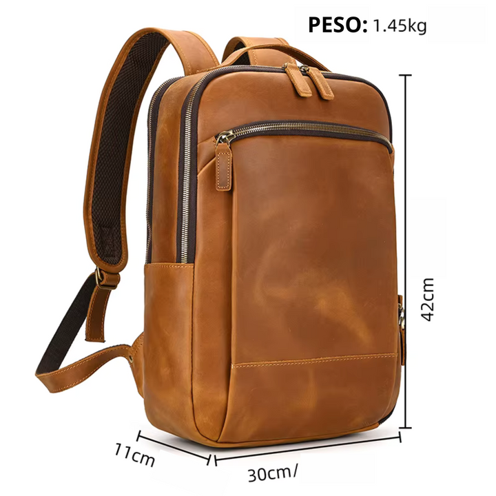 Mochila de Couro para Notebook 15" Valdren - Vestia