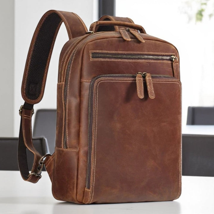 Mochila para Notebook 15,6" Couro Legitimo Navier - Vestia