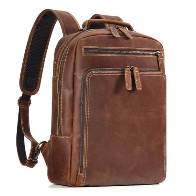 Mochila para Notebook 15,6" Couro Legitimo Navier - Vestia