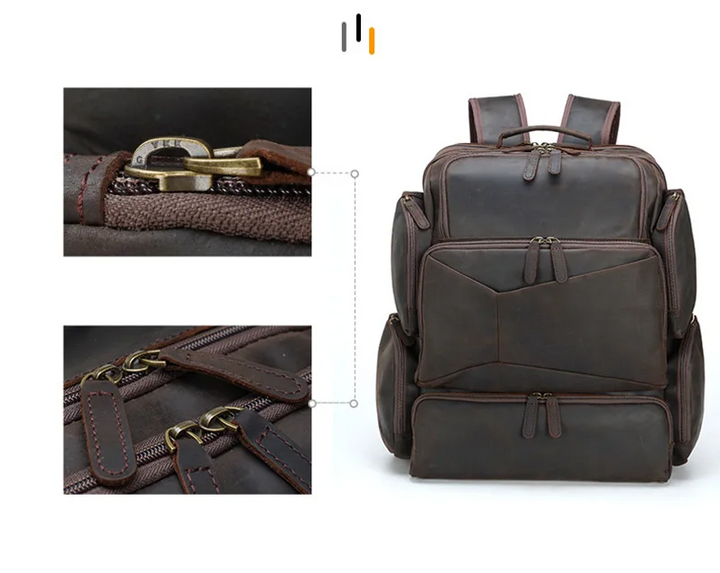 Mochila de Couro para Notebook 17" Torvian - Vestia