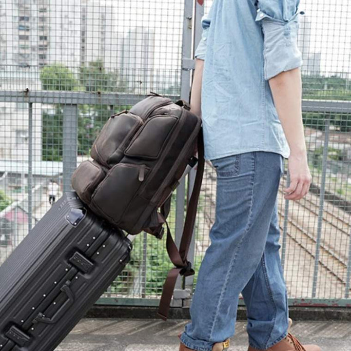 Mochila de Couro para Notebook 17" Torvian - Vestia