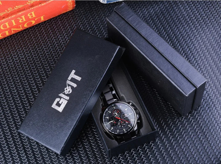 Relógio Mecânico automático aço MARVION - Vestia