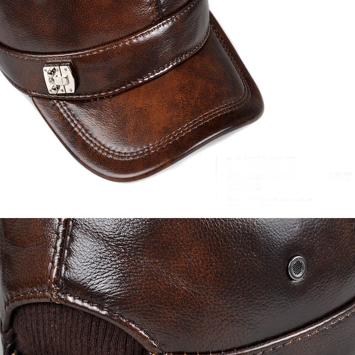 Boné em Couro VELORE Masculino - Vestia