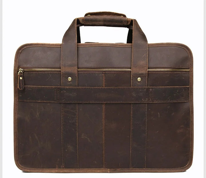 Maleta de couro legítimo Executiva Lorvenn - Vestia