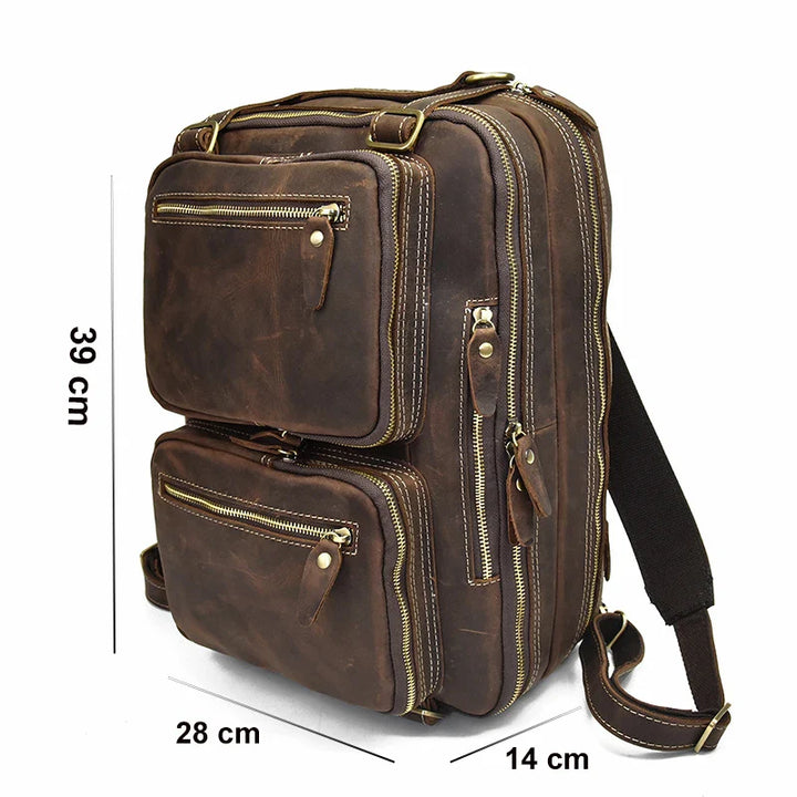 Maleta Executiva em Couro Legítimo Belvorn - Vestia