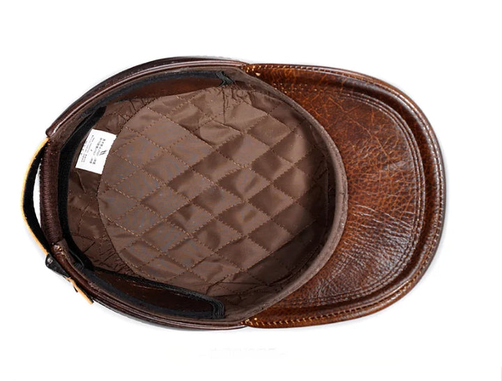 Boné em Couro VELORE Masculino - Vestia