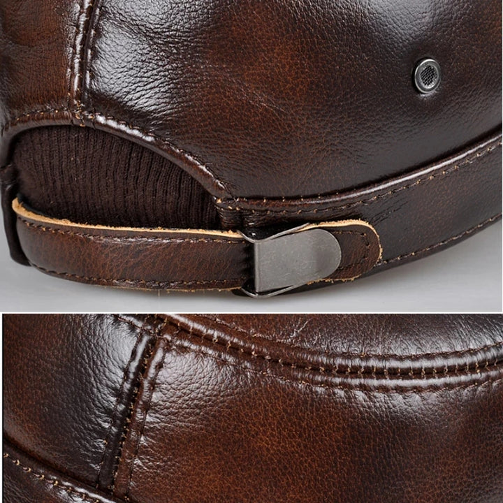 Boné em Couro VELORE Masculino - Vestia