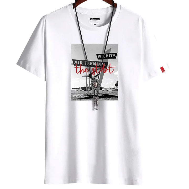 Camiseta Estampa Frontal algodão - VESTIA