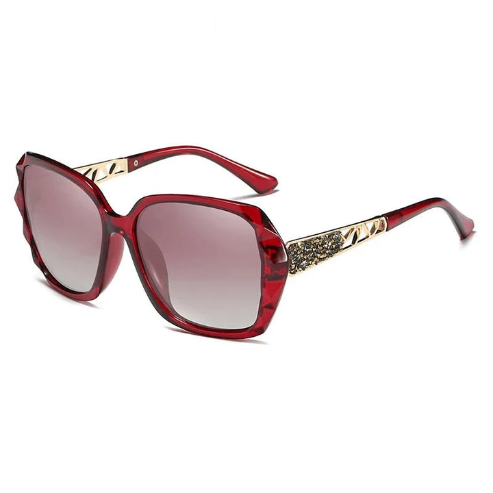 Óculos de Sol feminino Designer luxoso UV400, - VESTIA