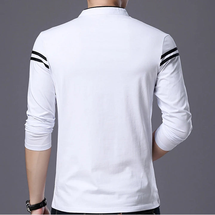 Camiseta com gola mandarim VS® 00155 - VESTIA