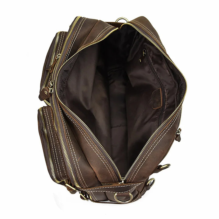 Maleta Executiva em Couro Legítimo Belvorn - Vestia