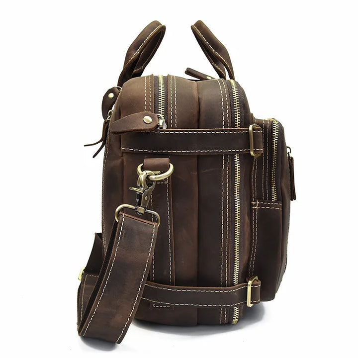 Maleta Executiva em Couro Legítimo Belvorn - Vestia