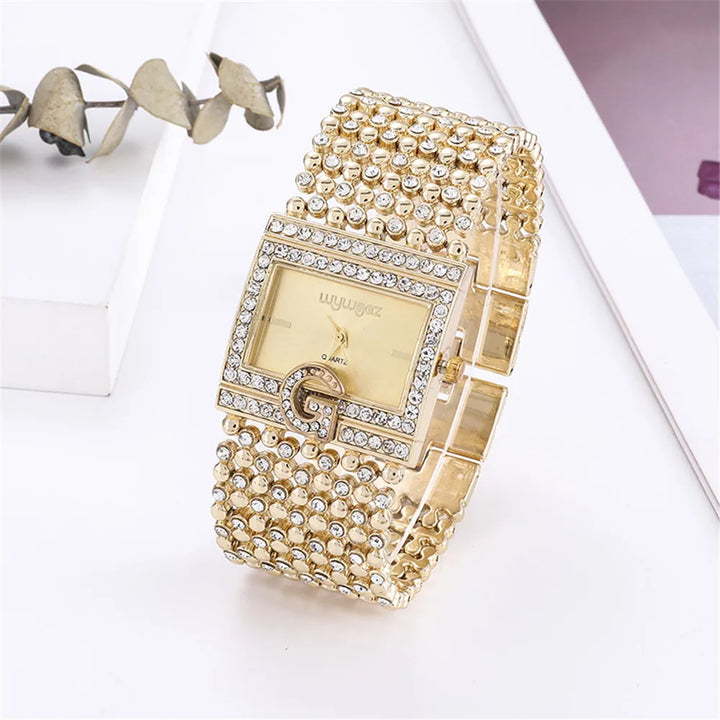 Relógio Diamond quadrado feminino - VESTIA