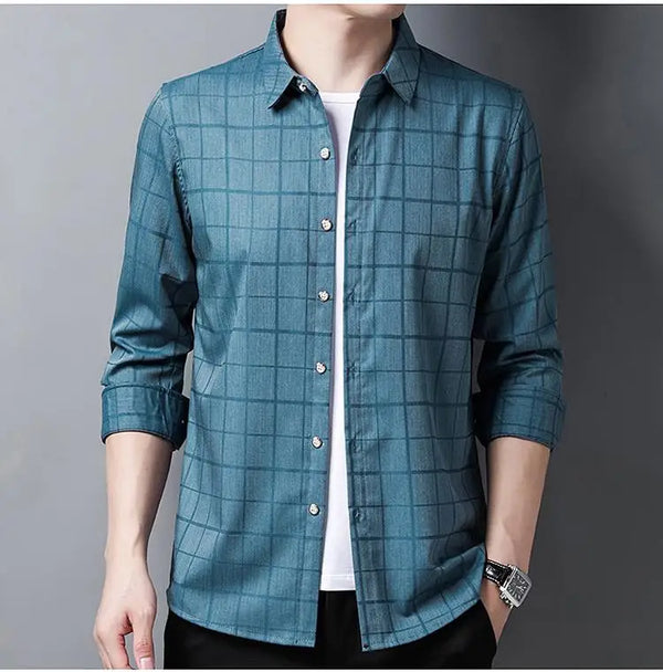 Camisa casual xadrez manga comprida VS® 00139 