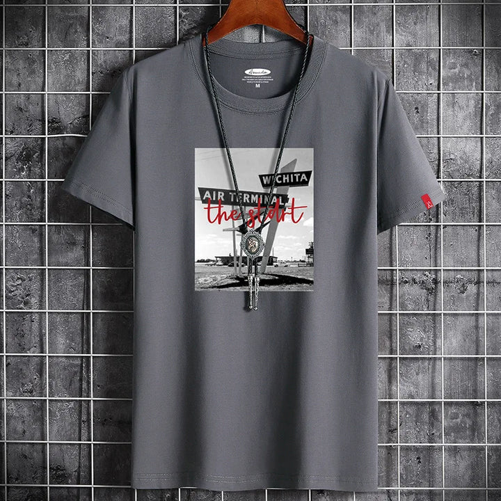 Camiseta Estampa Frontal algodão - VESTIA