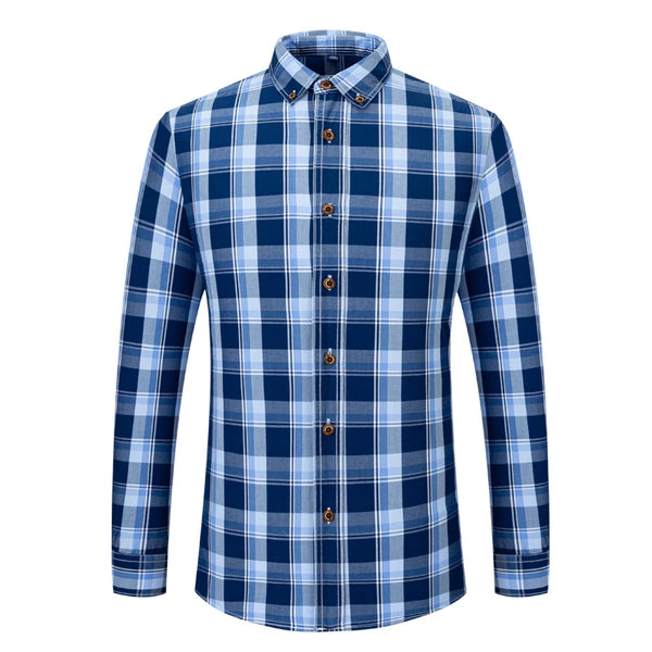 Camisa masculina social xadrez algodão VS® 46152
