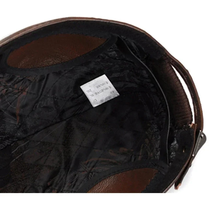 BONÉ AUTÊNTICO CASUAL EM COURO LOUREN - Vestia