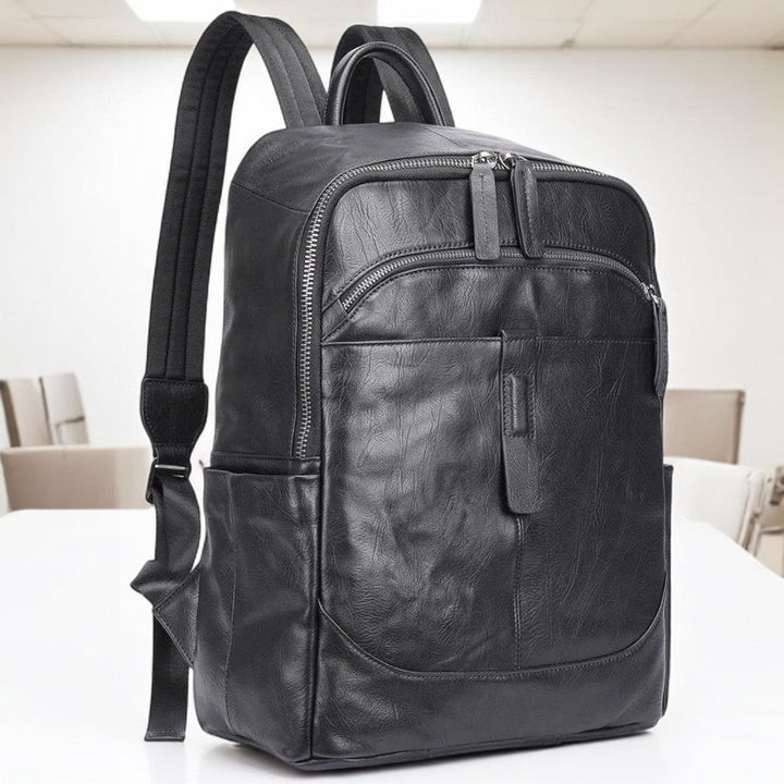 Mochila de Couro Genuíno para Notebook 14" Elmar - Vestia