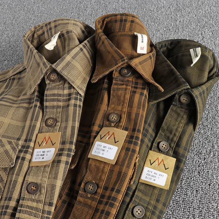 Camisa xadrez de algodão Raveno - Vestia