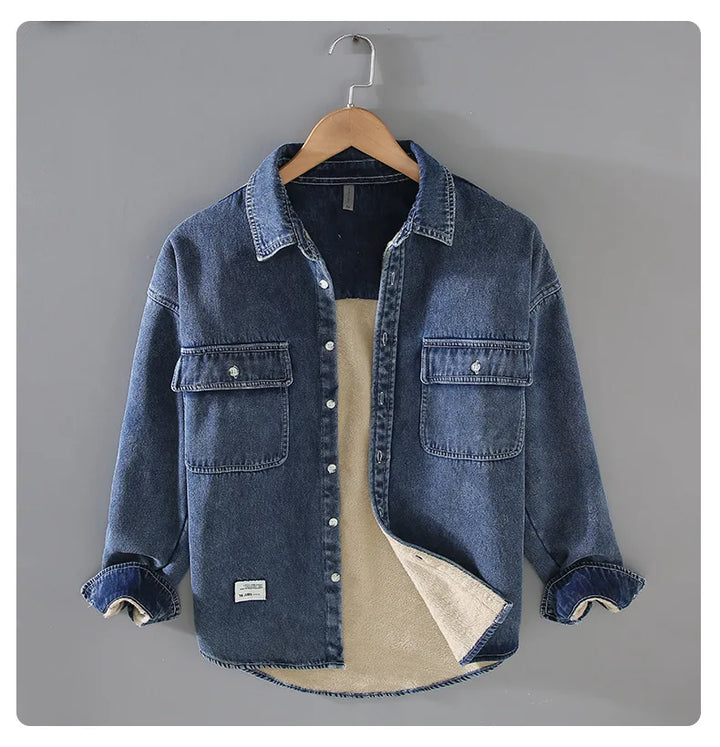 Camisa Jeans manga longa Almaren - Vestia