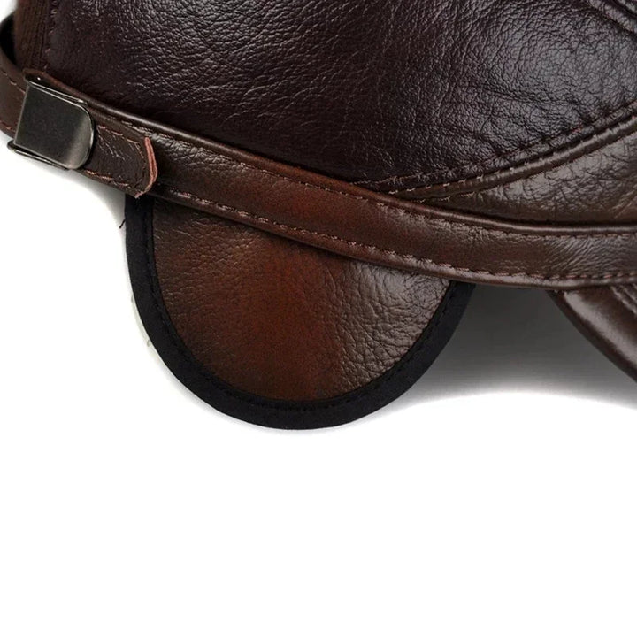 BONÉ AUTÊNTICO CASUAL EM COURO LOUREN - Vestia