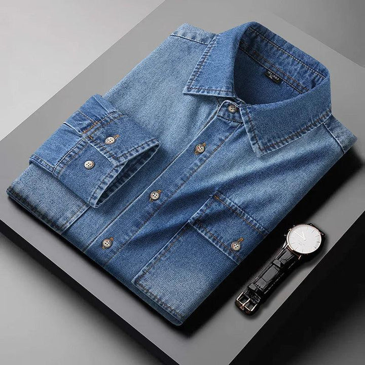 Camisa Jeans 100% algodão - VESTIA