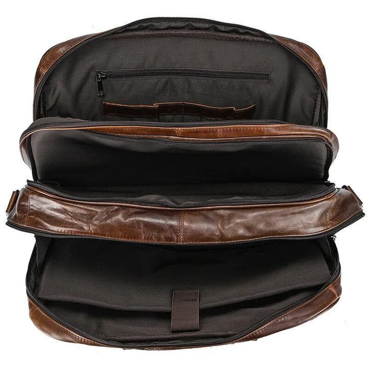 Maleta Executiva Navern Couro Genuíno - Vestia