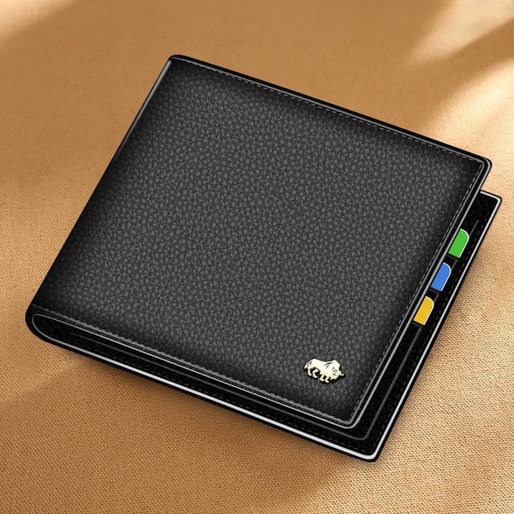 Carteira em couro com Bloqueio RFID - Vestia