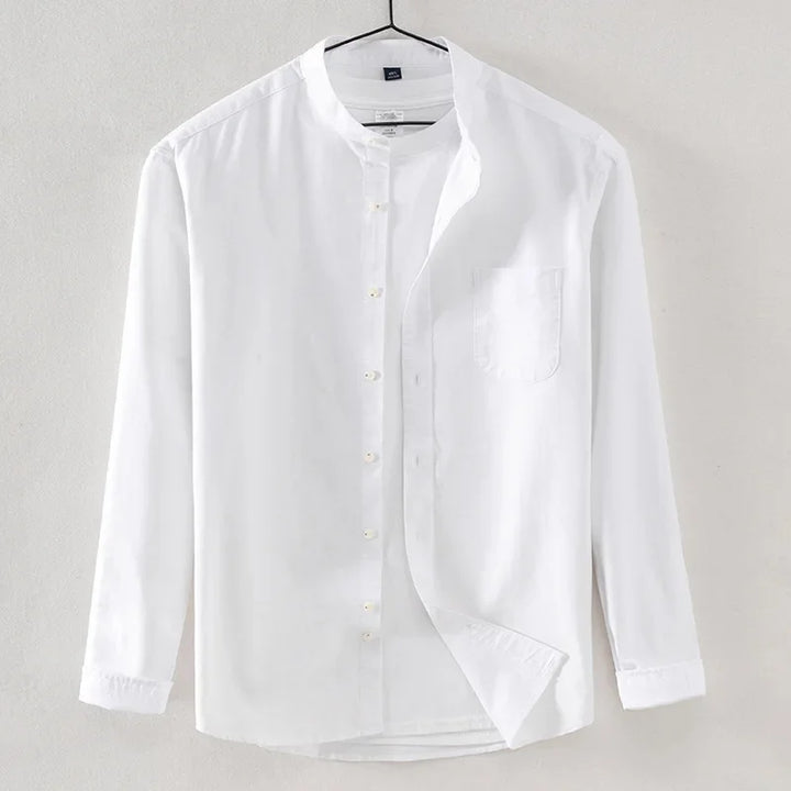 Camisa Masculina Oxford Manga Longa - Vestia