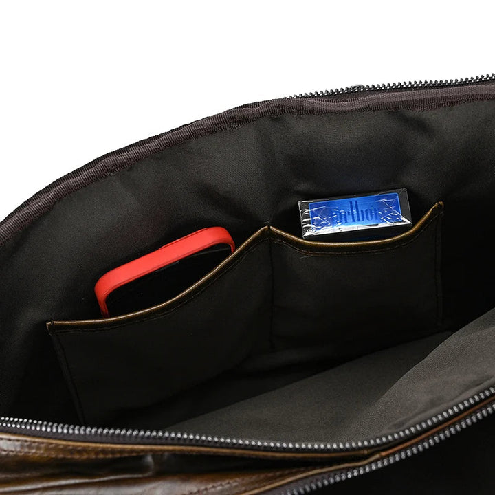 Maleta Executiva em Couro Legítimo Belvorn - Vestia