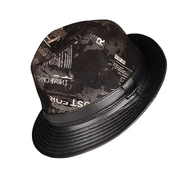 Chapeu em couro camurça fedora Vestia - Vestia