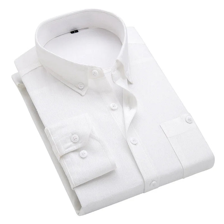 Camisa Slim Veludo manga longa - VESTIA