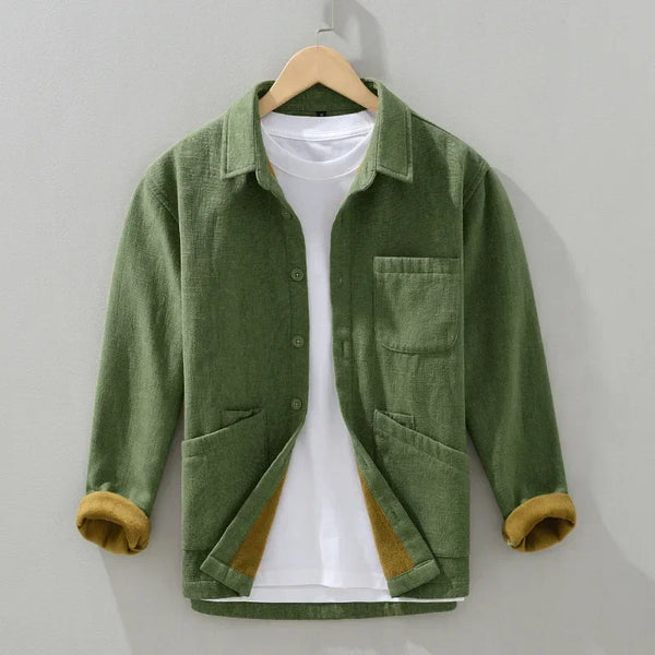 Camisa manga longa em linho e algodão Valron - Vestia