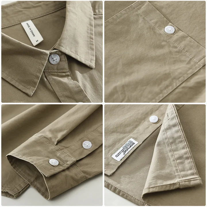 Camisa casual algodão Altaven - Vestia