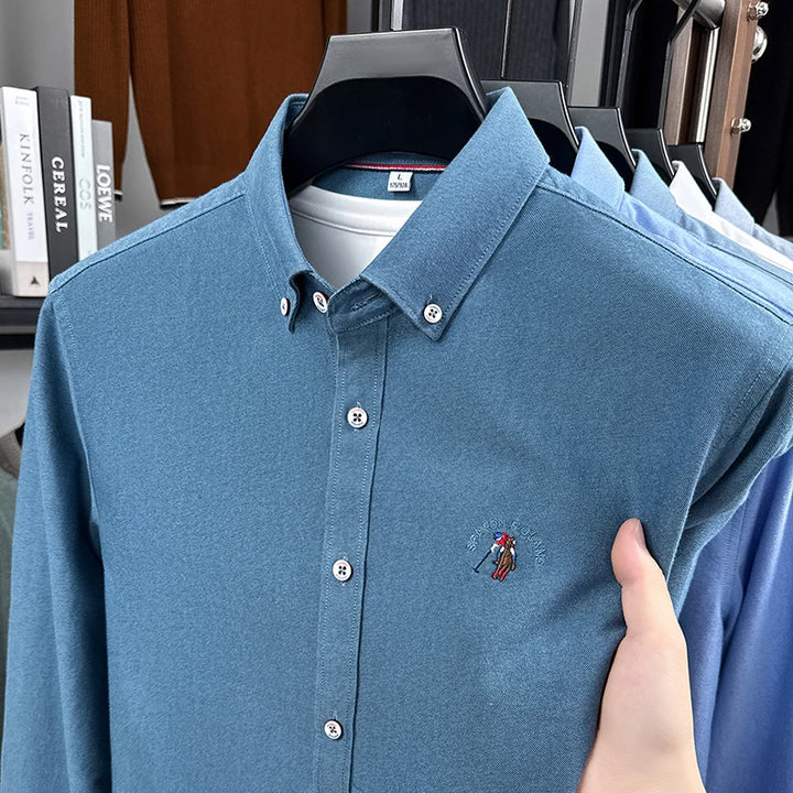 Camisa Masculina Vestia Bordada - Vestia