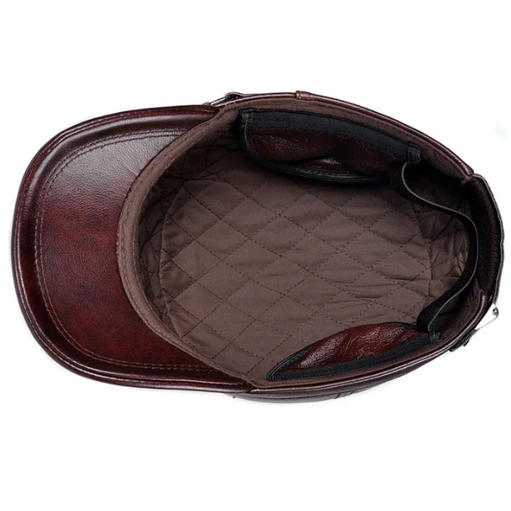 Boné em couro legítimo Vestia - Vestia