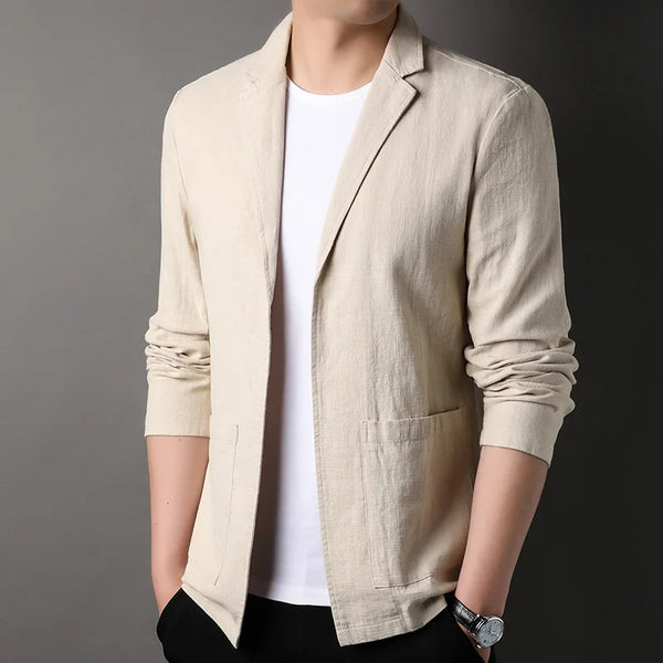 Blazer de linho casual Auren - Vestia