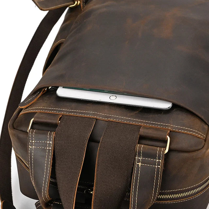 Mochila para Notebook 15,6" em Couro Legítimo Belric - Vestia