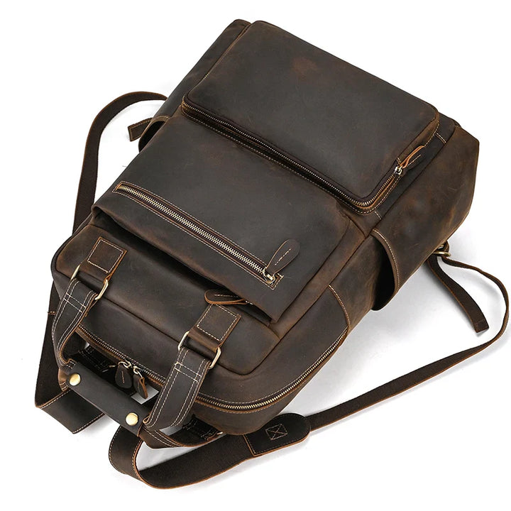 Mochila para Notebook 15,6" em Couro Legítimo Belric - Vestia