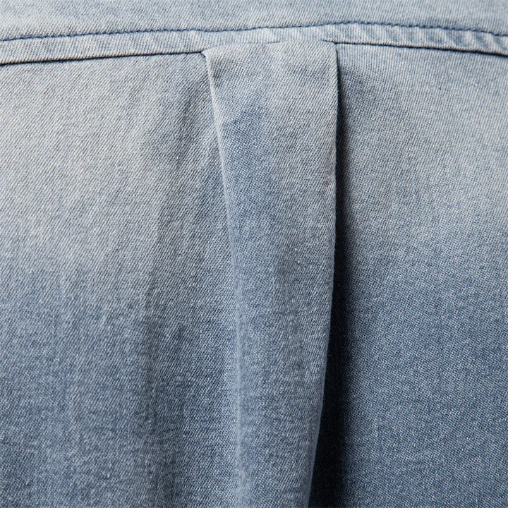 Camisa jeans masculina Slim Vestia - Vestia