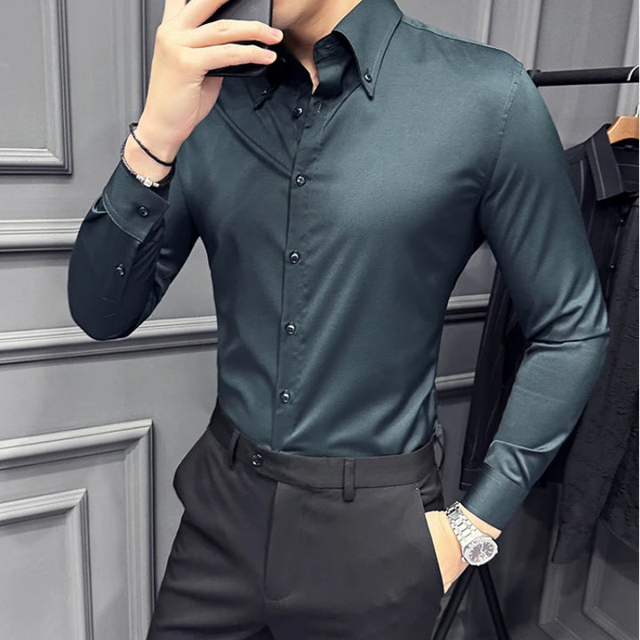 Camisa Masculina Slim Social TORVENS - Vestia