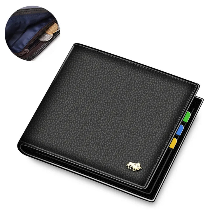 Carteira em couro com Bloqueio RFID - Vestia