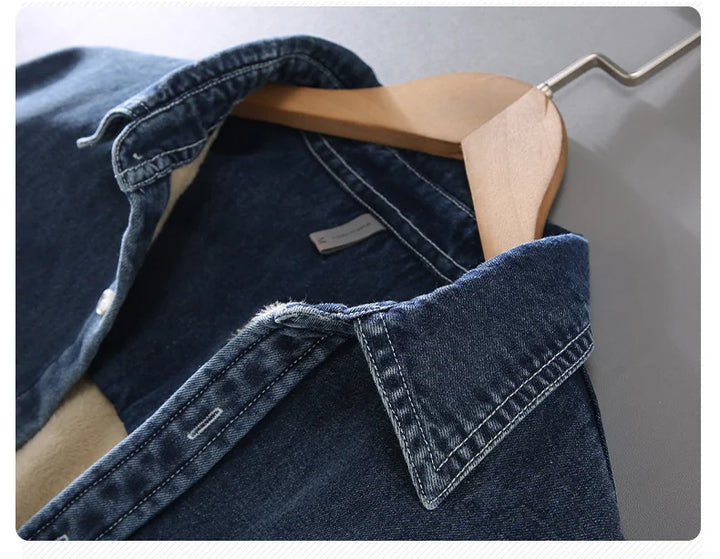 Camisa Jeans manga longa Almaren - Vestia