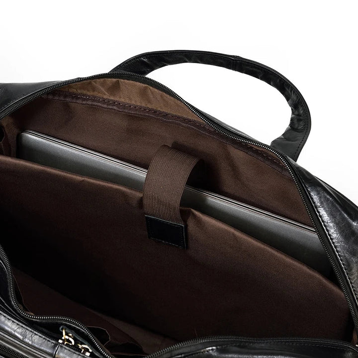 Maleta Executiva Couro Genuíno Black Bull - Vestia