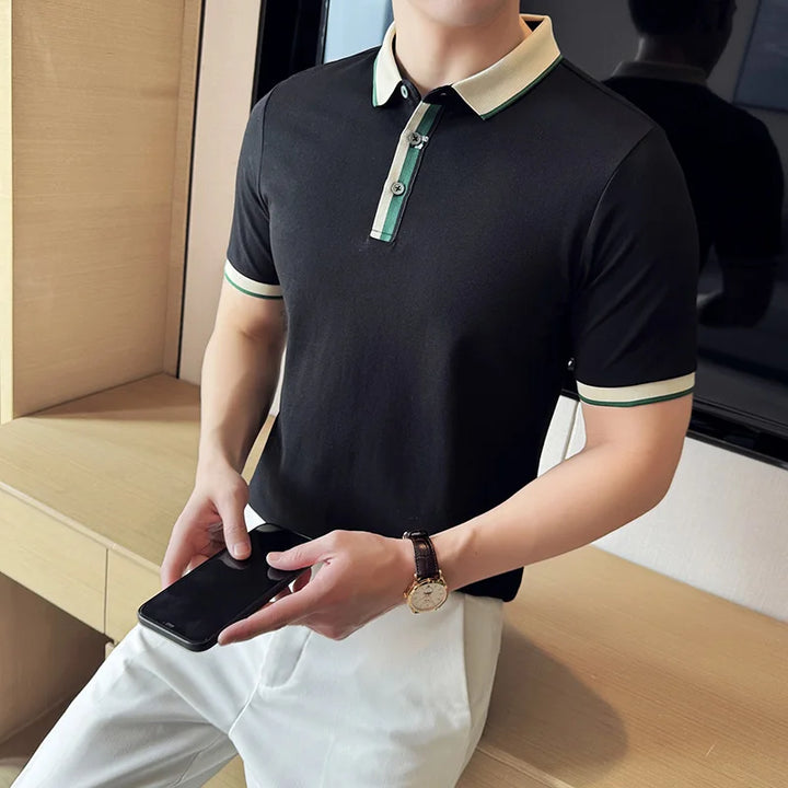 Camisa Masculina Polo manga Curta Slim VS® 42135