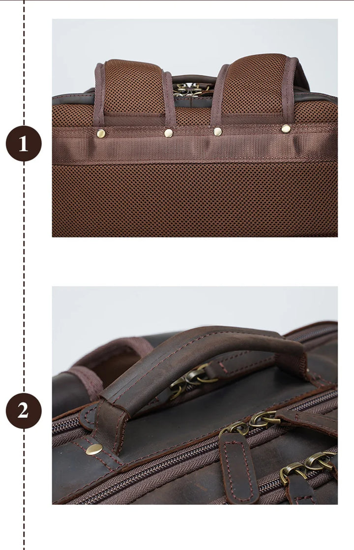 Mochila de Couro para Notebook 17" Torvian - Vestia