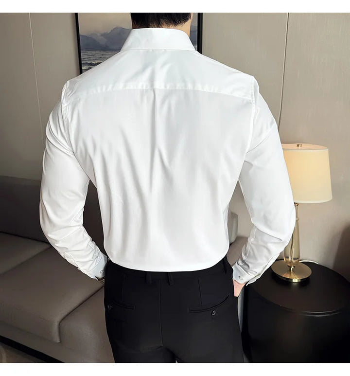 Camisa Casual Versátil Manga Longa - Vestia